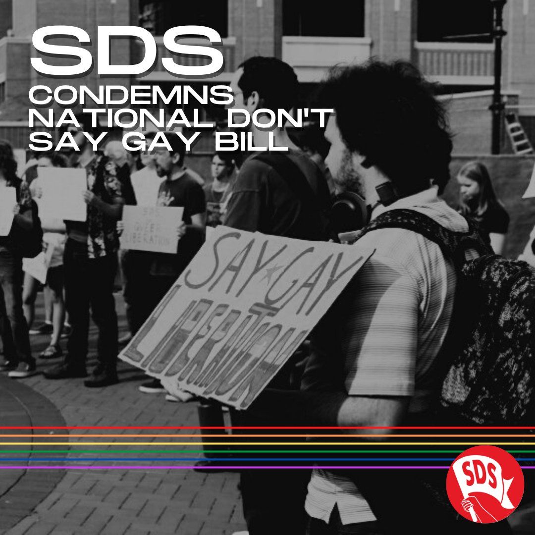 SDS Condemns National Don't Say Gay Bill