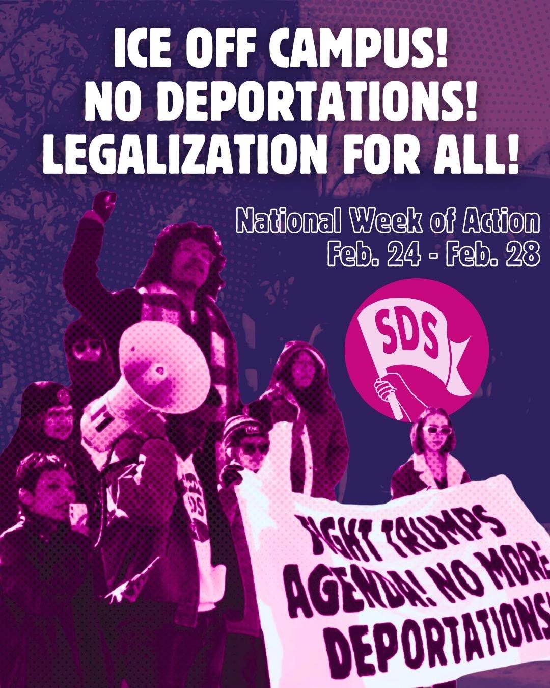 SDS Call for National Week of Action Against ICE