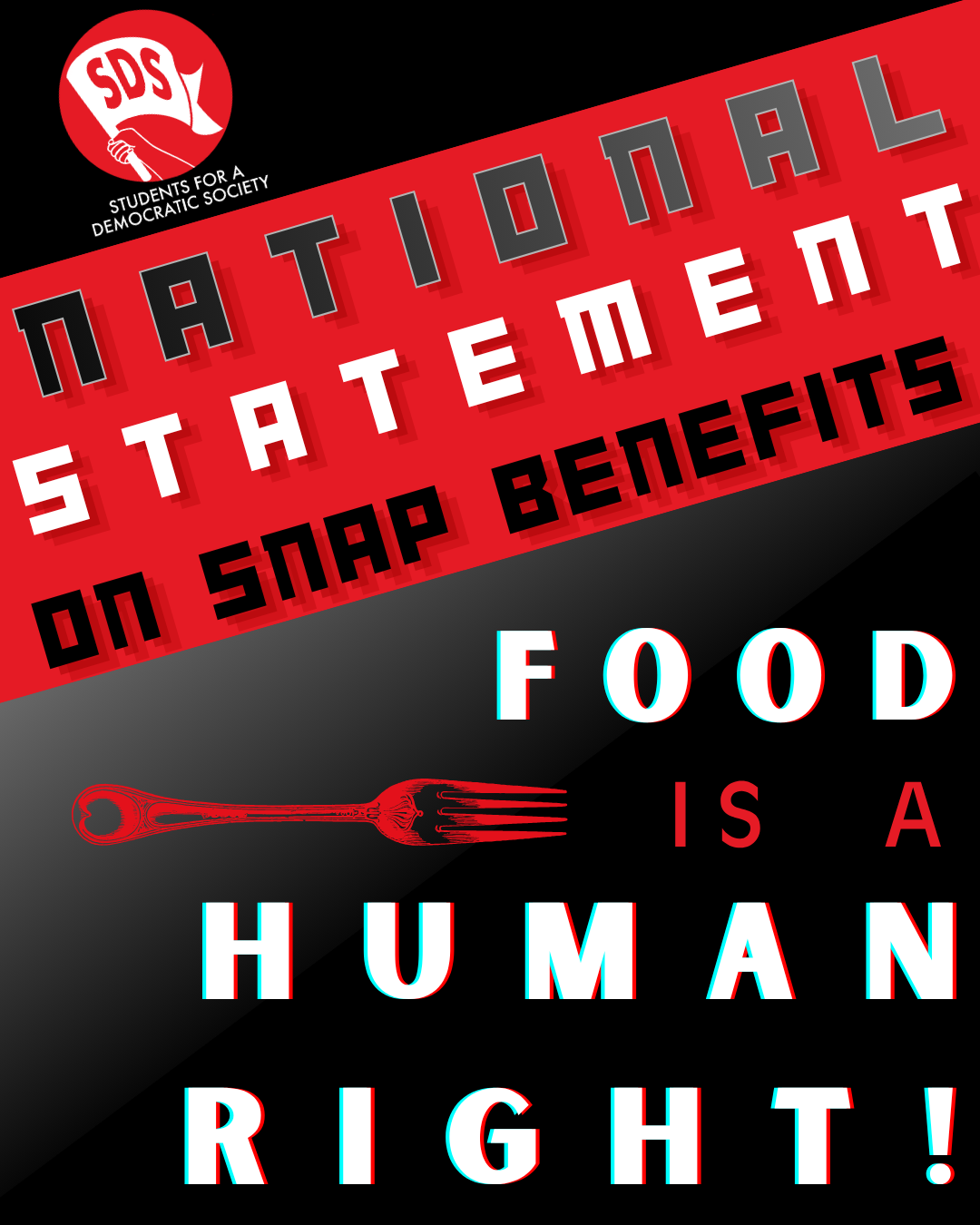 National SDS Condemns the Trump Administration's Weaponization of Hunger