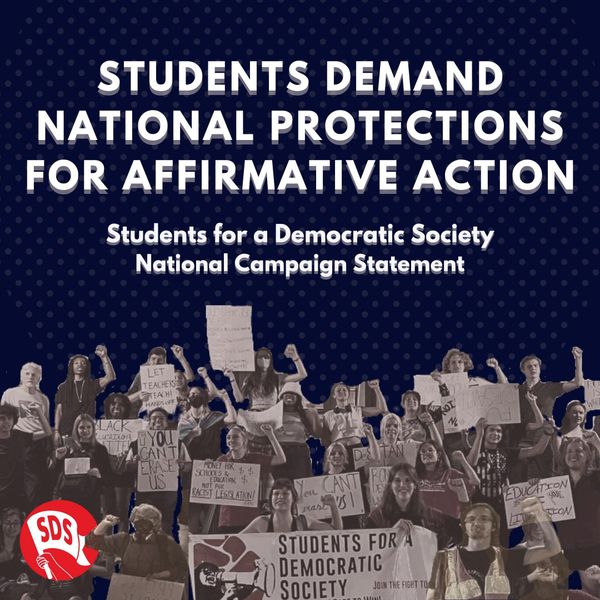 Students Demand National Protections for Affirmative Action