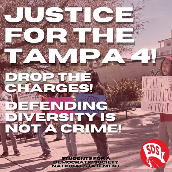 Justice for the Tampa 4! Defending Diversity is not a crime!
