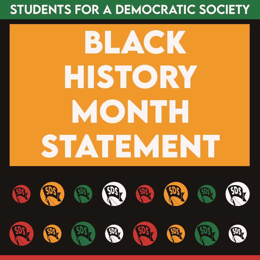 SDS Black History Month Statement