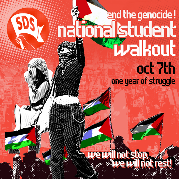 End the Genocide! National Student Walkout October 7th